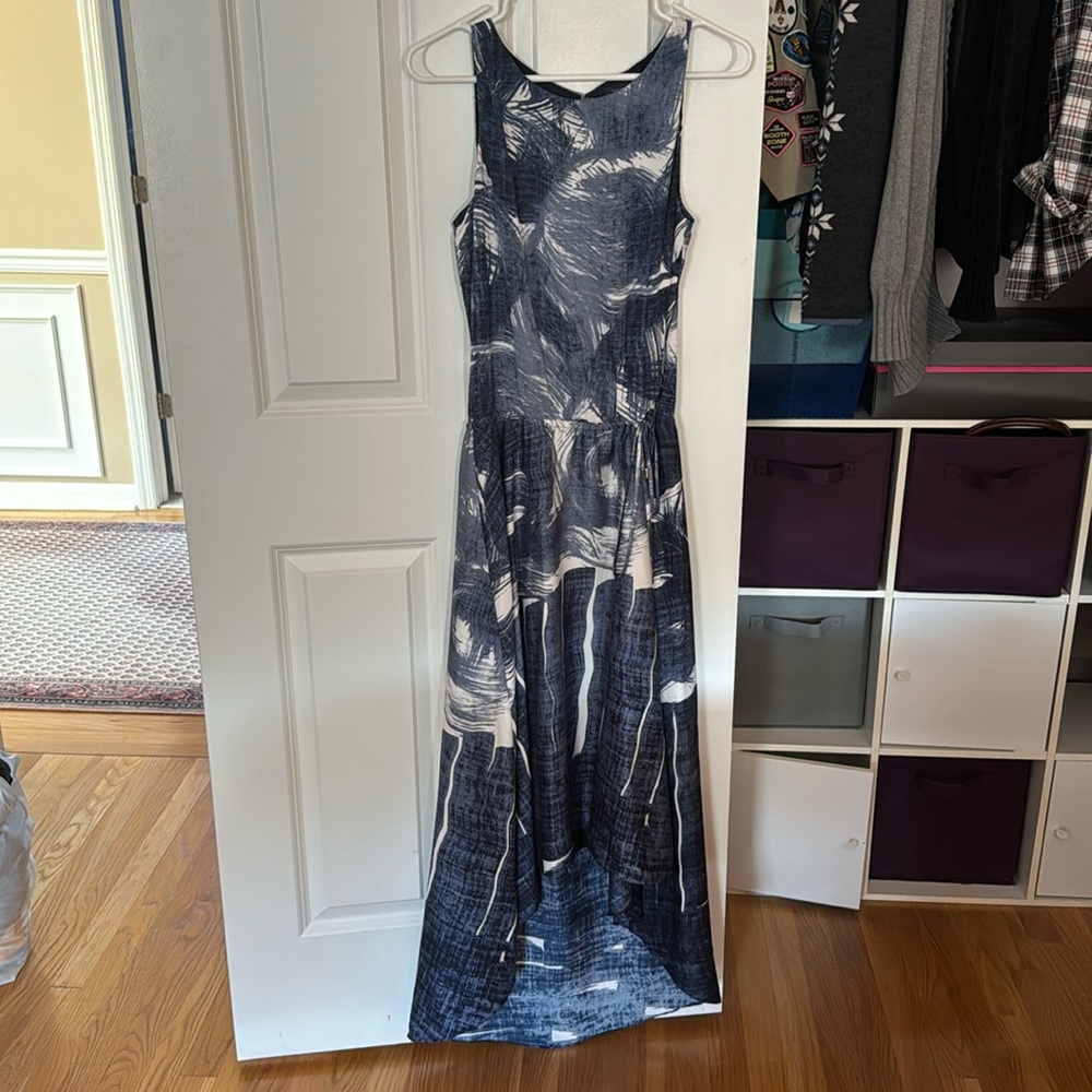 Tommy Hilfiger tie waist high low dress